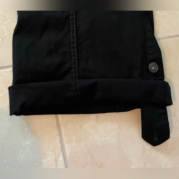 UNIONBAY Black Capris with Adjustable Gray Belt - Picture 10 of 16